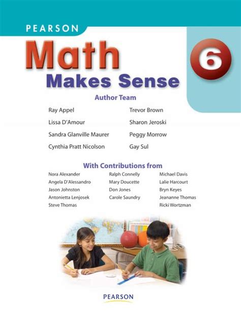 4 The Method of Elimination. . Math makes sense 6 textbook pdf